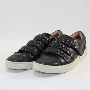 Ariat Womens Ivy Black Braided Leather Slip On Sneakers Size 8.5 Casual‎ Comfort